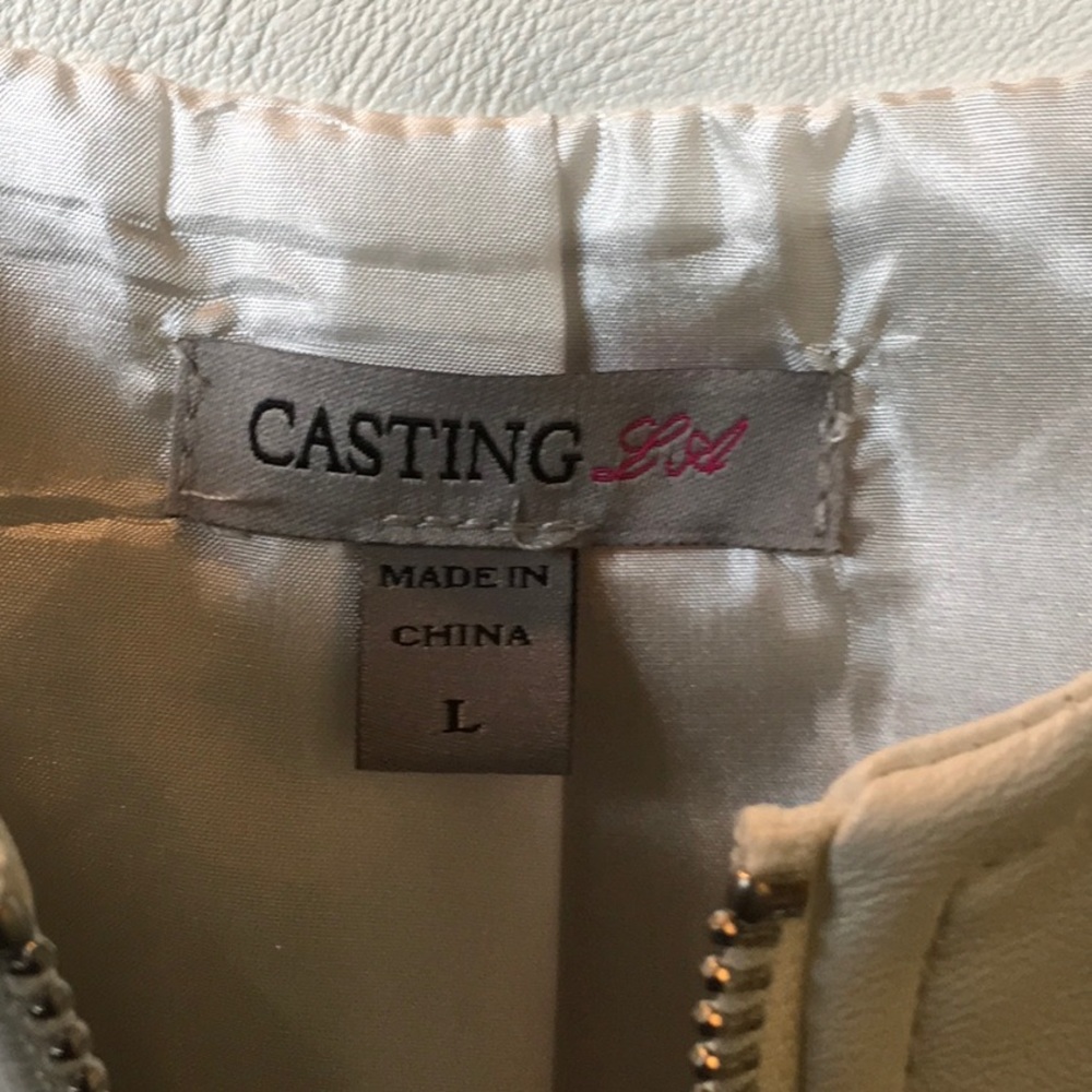 Casting La White Ruffle Jacket Good Shape 1 Spot - image 2